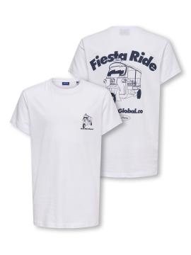 Afbeelding voor product T-shirt van het merk Only & Sons Junior  in het Wit