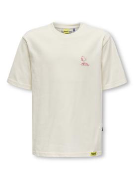 Afbeelding voor product T-shirt van het merk Only & Sons Junior  in het Ecru