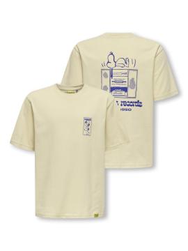Afbeelding voor product T-shirt van het merk Only & Sons Junior  in het Geel