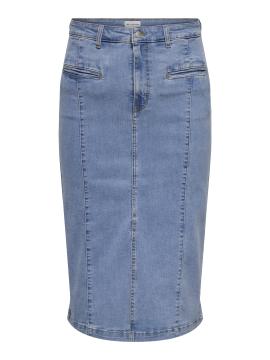 Afbeelding voor product Rok van het merk Only Carmakoma in het Jeans