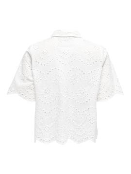 Afbeelding voor product Bloes van het merk Only Carmakoma in het Beige