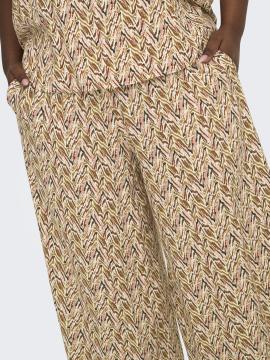 Afbeelding voor product Broek van het merk Only Carmakoma in het Beige