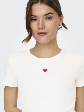 Afbeelding voor product T-shirt van het merk Only in het Wit