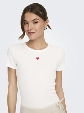 Afbeelding voor product T-shirt van het merk Only in het Wit