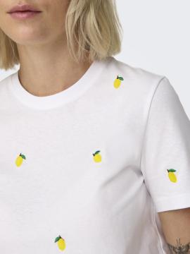 Afbeelding voor product T-shirt van het merk Only in het Wit