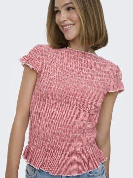 Afbeelding voor product Top van het merk Only in het Rood