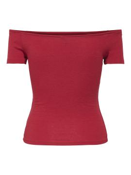 Afbeelding voor product Top van het merk Only in het Rood