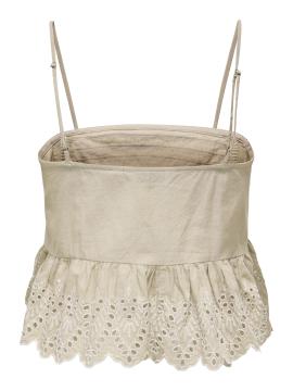 Afbeelding voor product Top van het merk Only in het Beige