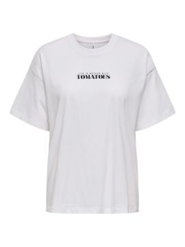 Afbeelding voor product T-shirt van het merk Only in het Wit
