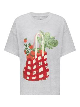 Afbeelding voor product T-shirt van het merk Only in het Grijs