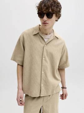 Afbeelding voor product Hemd van het merk Jack & Jones in het Beige