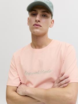 Afbeelding voor product T-shirt van het merk Jack & Jones in het Roze