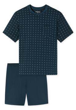 Afbeelding voor product Pyjama van het merk Schiesser in het Blauw