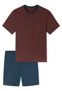 Afbeelding voor product Pyjama van het merk Schiesser in het Rood