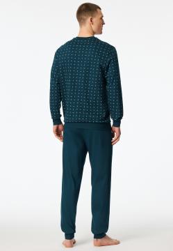 Afbeelding voor product Pyjama van het merk Schiesser in het Blauw