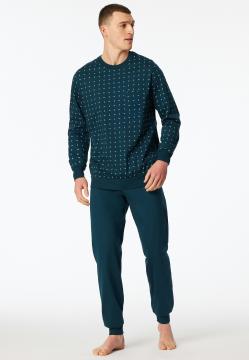 Afbeelding voor product Pyjama van het merk Schiesser in het Blauw