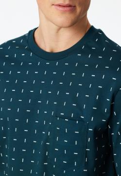 Afbeelding voor product Pyjama van het merk Schiesser in het Blauw