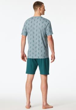 Afbeelding voor product Pyjama van het merk Schiesser in het Groen