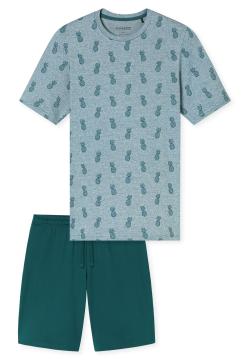 Afbeelding voor product Pyjama van het merk Schiesser in het Groen