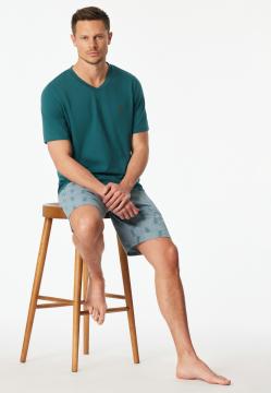 Afbeelding voor product Pyjama van het merk Schiesser in het Groen