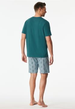 Afbeelding voor product Pyjama van het merk Schiesser in het Groen