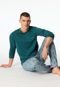 Afbeelding voor product Pyjama van het merk Schiesser in het Groen