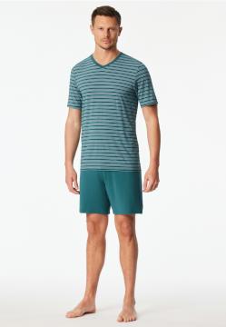 Afbeelding voor product Pyjama van het merk Schiesser in het Groen