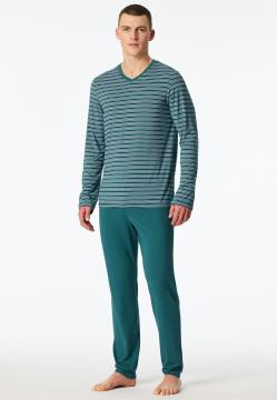 Afbeelding voor product Pyjama van het merk Schiesser in het Groen