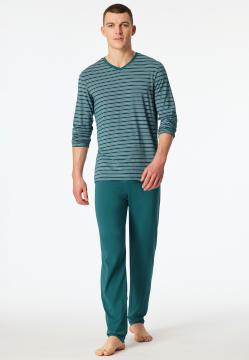 Afbeelding voor product Pyjama van het merk Schiesser in het Groen