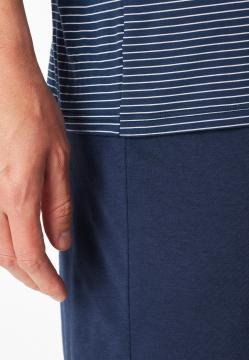 Afbeelding voor product Pyjama van het merk Schiesser in het Blauw