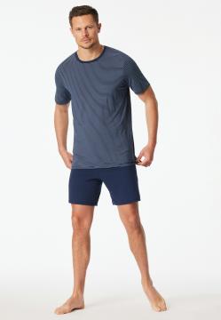 Afbeelding voor product Pyjama van het merk Schiesser in het Blauw