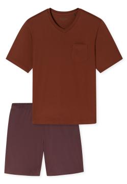 Afbeelding voor product Pyjama van het merk Schiesser in het Rood