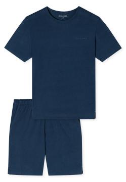 Afbeelding voor product Pyjama van het merk Schiesser in het Blauw