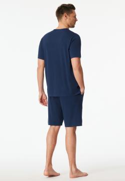 Afbeelding voor product Pyjama van het merk Schiesser in het Blauw