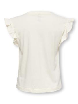 Afbeelding voor product T-shirt van het merk Kids Only in het Ecru