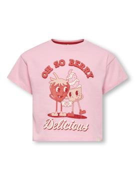 Afbeelding voor product T-shirt van het merk Kids Only in het Roze