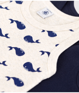 Afbeelding voor product Singlet van het merk Petit Bateau in het Marine