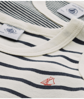 Afbeelding voor product T-shirt van het merk Petit Bateau in het Marine