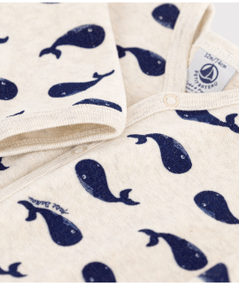 Afbeelding voor product Pyjama van het merk Petit Bateau in het Marine