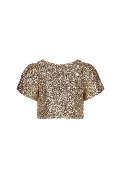 Afbeelding voor product Bloes van het merk Le Chic in het goud