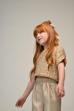 Afbeelding voor product Bloes van het merk Le Chic in het goud