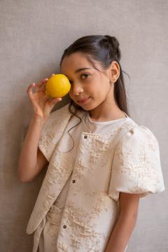 Afbeelding voor product Bloes van het merk Like Flo in het goud