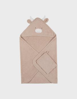 Afbeelding voor product Handdoek van het merk Noukies in het Beige