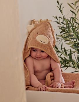 Afbeelding voor product Handdoek van het merk Noukies in het Beige