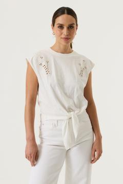Afbeelding voor product T-shirt van het merk Garcia in het Ecru