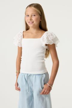 Afbeelding voor product T-shirt van het merk Garcia in het Ecru