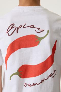 Afbeelding voor product T-shirt van het merk Garcia in het Wit