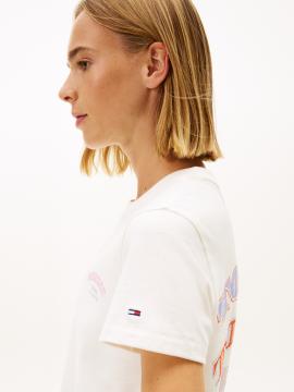 Afbeelding voor product T-shirt van het merk Tommy Jeans in het Wit