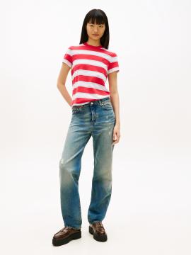 Afbeelding voor product T-shirt van het merk Tommy Jeans in het Rood