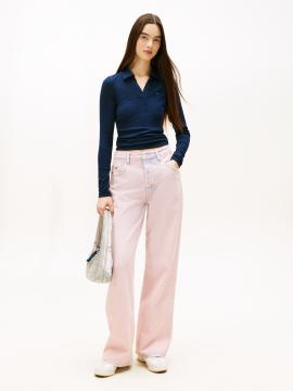 Afbeelding voor product Polo van het merk Tommy Jeans in het Marine